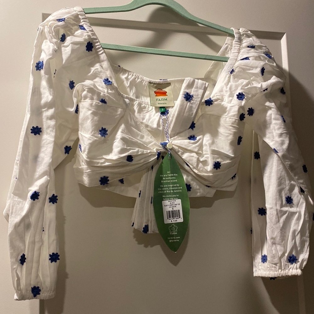 NWT Farm Rio crop top